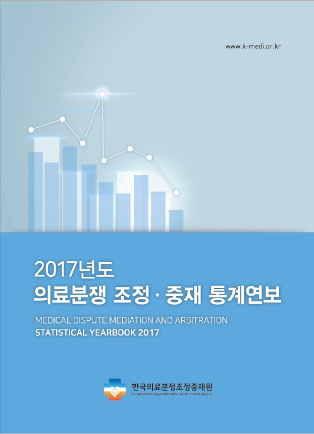 www.k-medi.or.kr 2017년도 의료분쟁 조정·중재 통계연보 MEDICAL DISPUTE MEDIATION AND ARBITRATION STATISTICAL YEARBOOK 2017 한국의료분쟁조정중재원