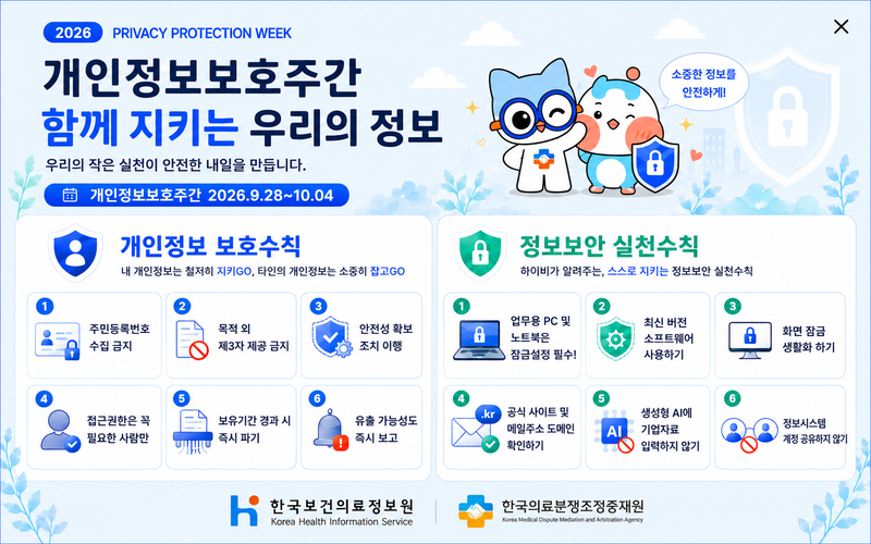 개인정보보호주간 홍보